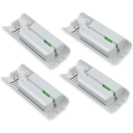 4-pack Uppladdningsbara Batteripaket för Wii och Wii U Fjärrkontroll 2800mAh