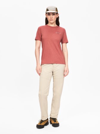 Klättermusen Narfi Periderm T-Shirt Dam - Barn Red - L