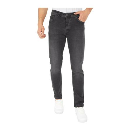 True Rise Stretch Jeans Herr Regular Fit - Dp18 - Grå grå, Herr, Herr, Storlek: W29