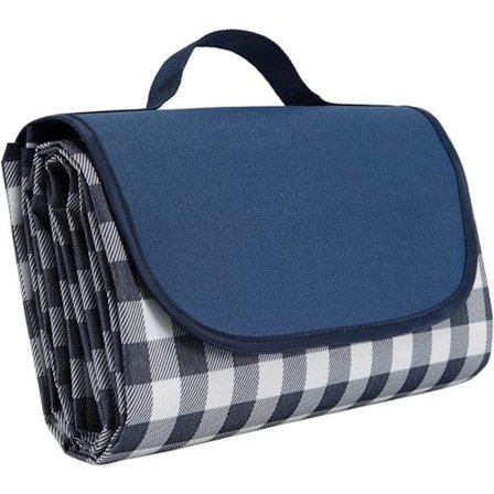 Vandtæt Tæppe Ekstra Stort 200x195cm, Store Campingtæpper med Bærehåndtag, Sandtæt Picnicmåtte, Udendørsmåtte til Familieaktiviteter Udendørs