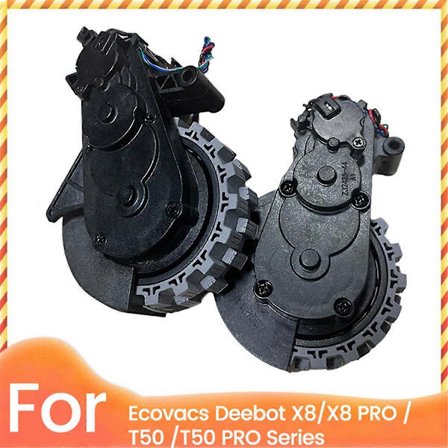 2 STK Vakuumdrevet Rejsehjul til Ecovacs Deebot X8/X8 PRO /T50 PRO Serien Støvsuger P