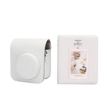 Etui til Instax Mini 11 12, med album (hvid)