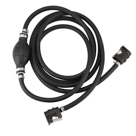 300CM Båd Brændstofslange 6mm Gasslange Stik Påhængsmotor Bådmotor Benzin Tank Stik Sæt til