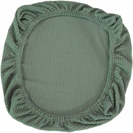 Stretch stoltrekk for kontorstol, svingstol, setetrekk (Grønn 38-48cm × 38-48cm)