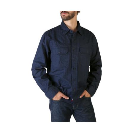 Tommy Hilfiger Shirt , Blauw , Heren , Maat: S
