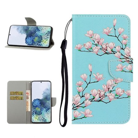 wonderland Samsung Galaxy S21 Ultra flip etui - blomster