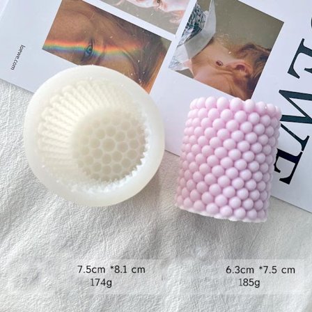 stearinlys forme stearinlys diy silikoneform stearinlys fremstilling stearinlys væge (TC)