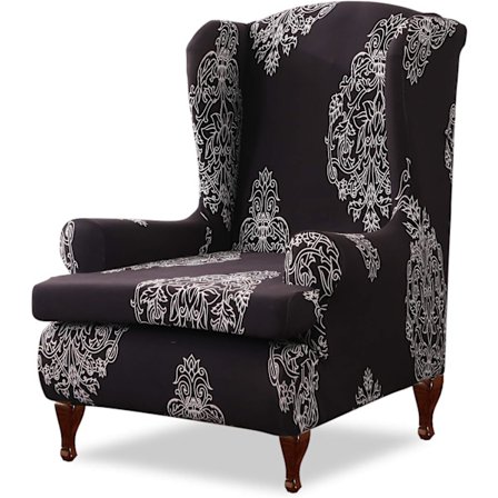 Elastiska fåtöljöverdrag 1 sits fåtöljöverdrag fåtölj tvättbart tryckt överdrag möbelskydd