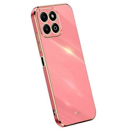 XINLI Suojakotelo Honor X6b 4G -puhelimelle TPU-materiaalista, galvanoidulla kehyksellä - Musta