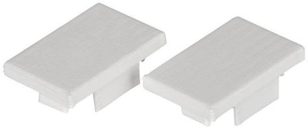 Hide-a-Lite Art Low Gavl 2-pakning Aluminium, Belysning