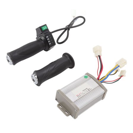 Harjamoottorin nopeudensäädin 48V 800W harjamoottorin ohjausyksikkö kaasukahvalla sähköiseen kolmipyörään, pyörään ja skootteriin