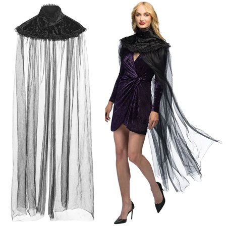 Kappe med Høj Krave Sort