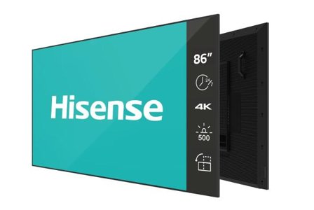 Hisense 86DM66D DM Series - 86" LED-bakgrunnsbelyst LCD-skjerm - 4K - for intelligent skilting