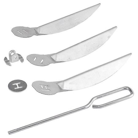 18-1/2-tums Grills One-Touch Rengöringssystem Kit, för 7443 90719 Kolgrill/Kittelgrillar Ersättning