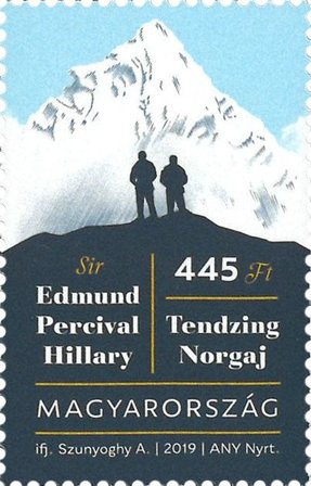 Ungarn - E. Hillary - Postfrisk frimærke
