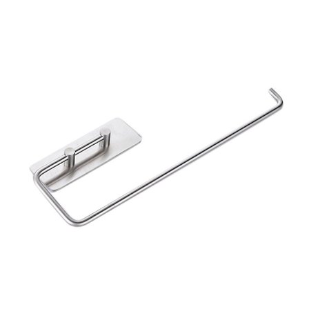 Kök utan borrning Pappersrullhållare Handduksförvaringsställ, sil