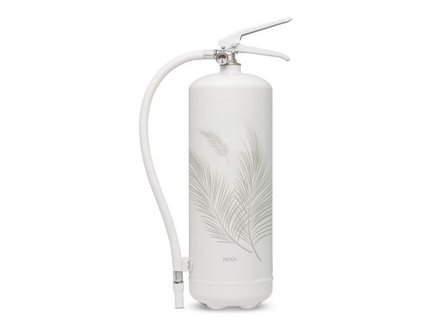 NEXA Brandsläckare 6kg vit 43A Design line Palmblad - Lyreco - Skyddsutrustning - Brandskydd och säkerhet - Brandsläckare