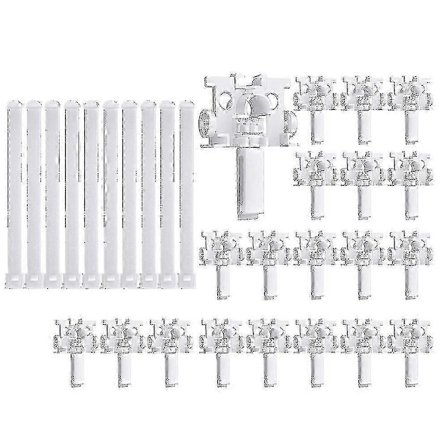 Vertikal Persienne Reparationsbærer Med Stamme Vertikale Persienner Reparationssæt Hvide Persienner Reservedele