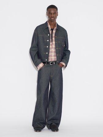 Holzweiler - Dean Denim Jacket - Dk. Blue - Mens - Medium