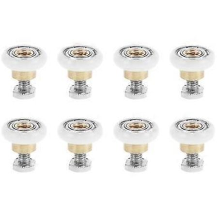 8 kpl Suihkukaapin pyörät Kylpyhuoneen liukuovien rullat Suihkukaapin varaosat