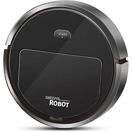 Robotstøvsuger, feierobot, ultratynn stillegående, 1800pa supersterk sugekraft, rengjør harde gulv til mellomlange tepper, integrert minne flere Cl