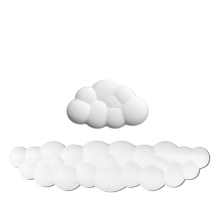 Keyboard Cloud Håndledsstøtte Pad, Cloud Musearm Håndledsstøtte Sød, Keyboard Memory Foam Håndledsstøtte, Ergonomisk Skridsikker Armstøtte, 