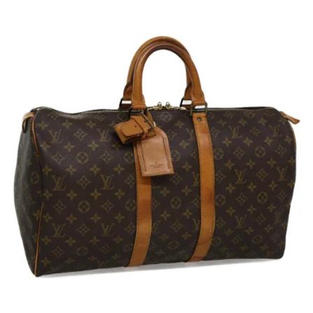 Louis Vuitton Vintage, Pre-owned Canvas travel-bags Bruin, Dames, Maat:ONE Size