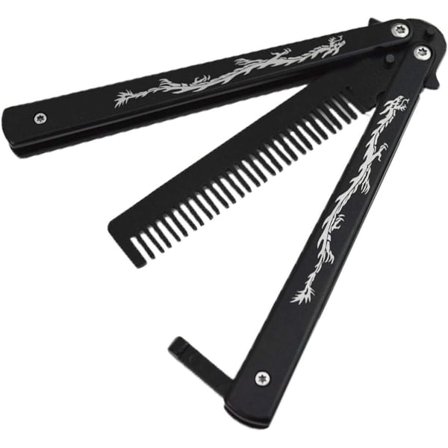 TG Butterfly Comb Rustfrit Stål Vikkam Balisong Metalværktøj C