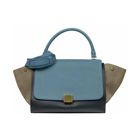 Celine Vintage, Pre-owned Handbag Blauw, Dames, Maat:ONE Size