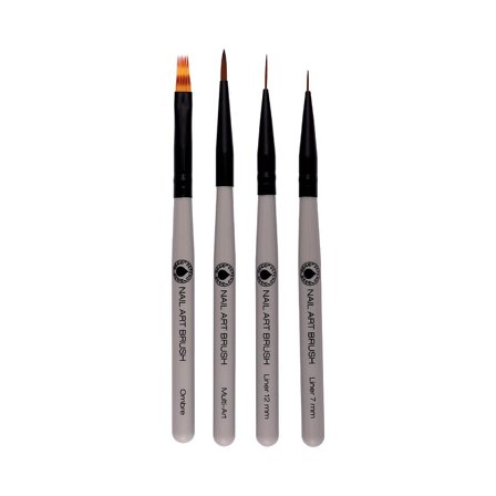 Depend Nail Art Brush Kit 4 stk, Makeup, Nail Art, Nail Art Sæt