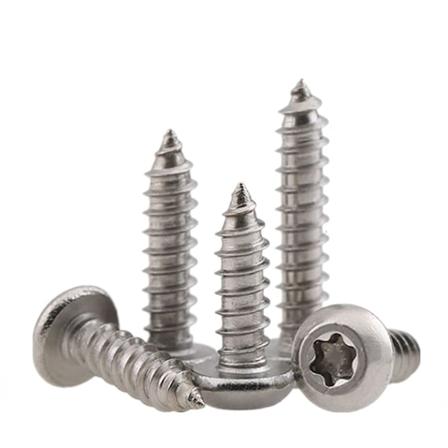 50 kappaletta M4x18mm itseporautuvat ruuvit, Torx-ruuvit panta-päällä, ruostumattomasta teräksestä valmistetut itseporautuvat ruuvit pyöreällä päällä