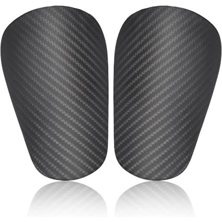 Mini fotboll benskydd, mörkgrå ultra mini fotboll benskydd för ungdomar (mini, 9,5x4cm)