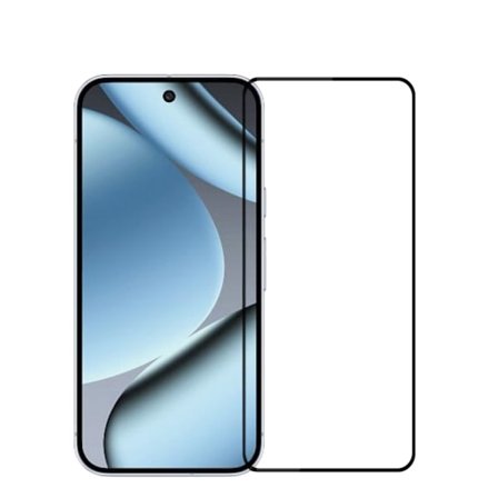 2-PACK SKALO Google Pixel 10 Heltäckande Skärmskydd Härdat Glas - Svart