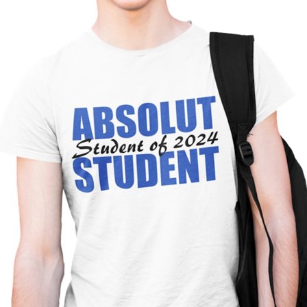 Studenten T-shirt Absolut student 2024