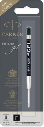 PARKER Gelmine F Schwarz 1 Stk Blister