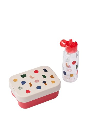 Liewood Chelsey Printed Lunchbox Set - Multi/patterned - ONE SIZE