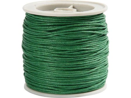 Bomullsnodd vaxad grön - Lyreco - Skola och förskola - Hobbymaterial - Tråd, snöre och snodd