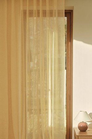 Jotex - Vorhang Mit Leinenstruktur 1-länge Extra Breit Buttergelb - LIZZIE - Kaufe Leinengardinen bei Jotex