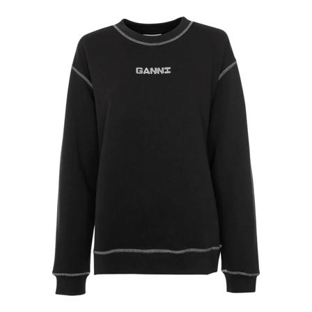 Ganni Sweatshirts Sort, Dame, Størrelse: XS