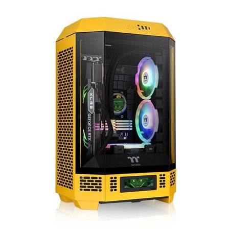 Thermaltake The Tower 300 Micro Tower Chassis Bumblebee Yellow