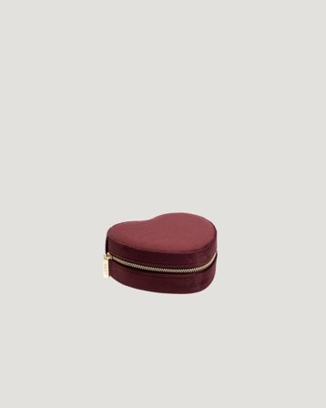 Dark Department Velvet Heart Jewellery Box Rot Accessoires Mädchen - Kids Brand Store