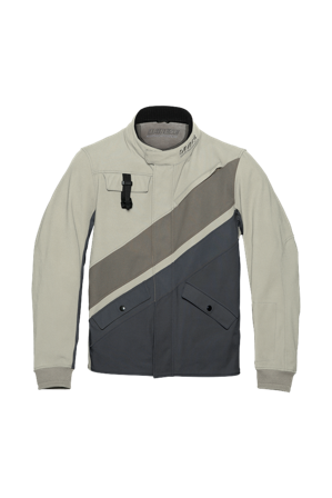 Giacca Moto Dainese Kayes Grigio piuma/Corda bungee/Ebano 48