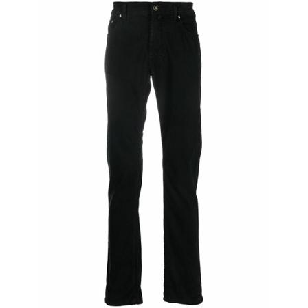 Jacob Cohën Straight Jeans svart, Herr, Herr, Storlek: W40