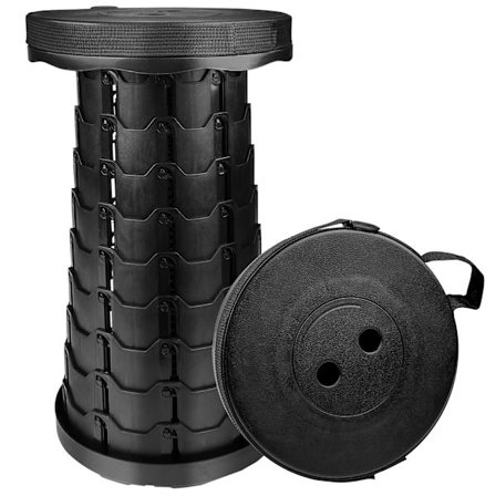 Bærbar sammenleggbar krakk, sammenleggbart sete, campingkrakker, høydejusterbart sete for fotturer, fiske, grilling, reise, fest