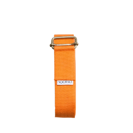 Yogiraj Yogabälte Yoga Belt Long Sporttillbehör Unisex Orange