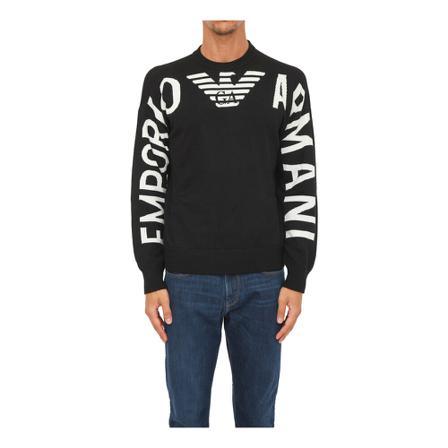Emporio Armani Sweatshirts svart, Herr, Herr, Storlek: S