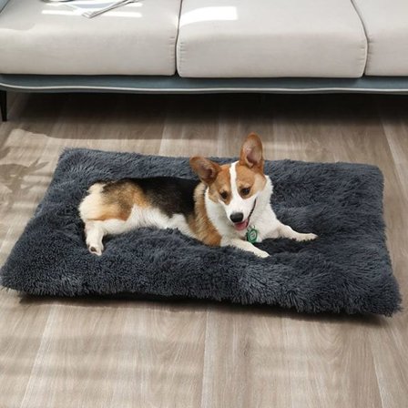 Djursäng husdjurssäng högkvalitativ plysch anti-slip hundsoffa A