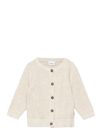 Nbnbubba Ls Knit Card Noos Cream Name It