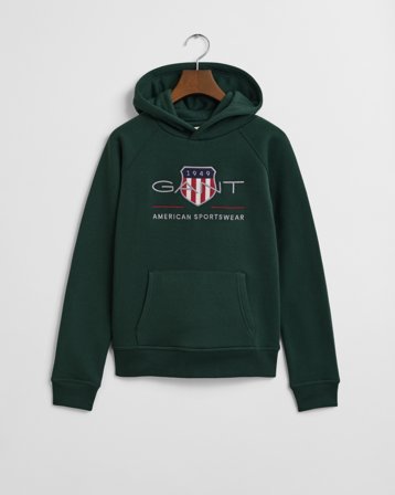 GANT Teenager Hoodie (146/152) Grün