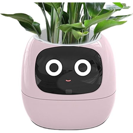 Smart plantepotte – intelligent plantepotte, flere udtryk, rig gestusinteraktion, plantepleje, dejlig planterobot, indendørsdekoration